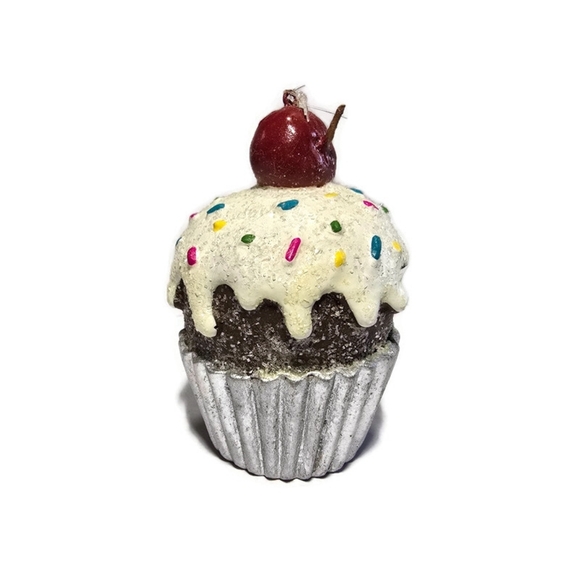 Set of 4 Cupcakes 2 Dept. 56 Cupcakes 2 Candy Teapots Made In China, - Picture 15 of 15